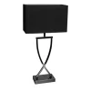 Omega Bordslampa 52 cm Svartkrom/Svart