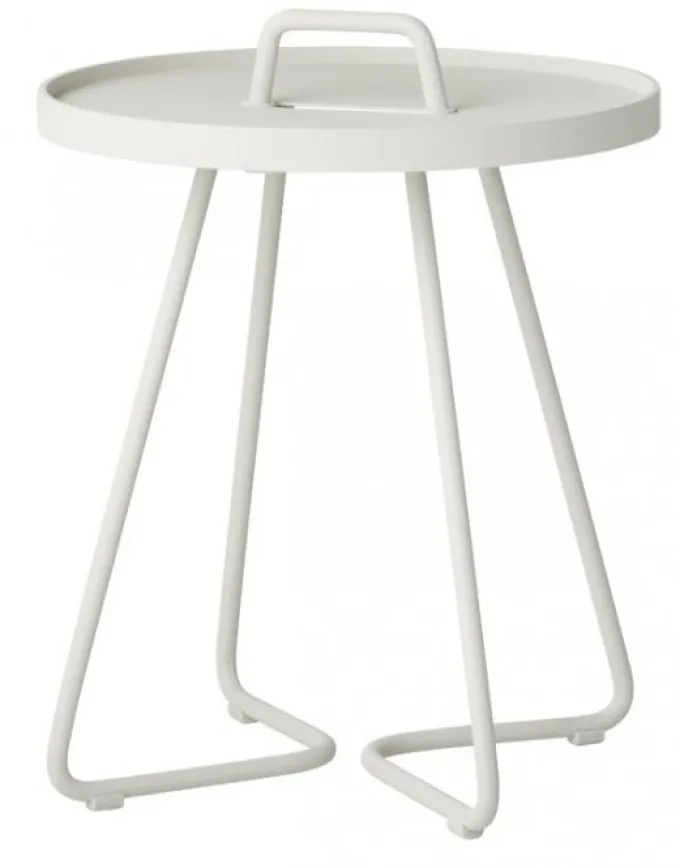 On The Move Sidobord Extra Liten White