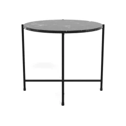 Opera Sidobord 52cm Svart Marmor