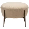 Orbit Fotpall Frosted Almond