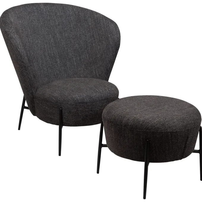 Orbit Loungefåtölj Raven Black