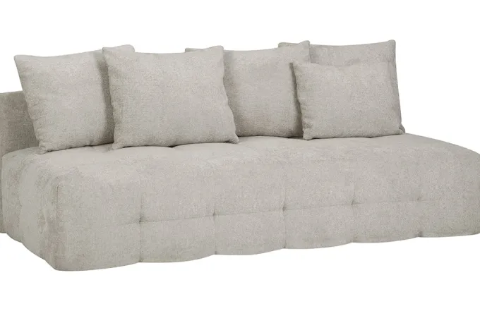 Ossian 3-sits Bäddsoffa utan armstöd Genesis Light Grey