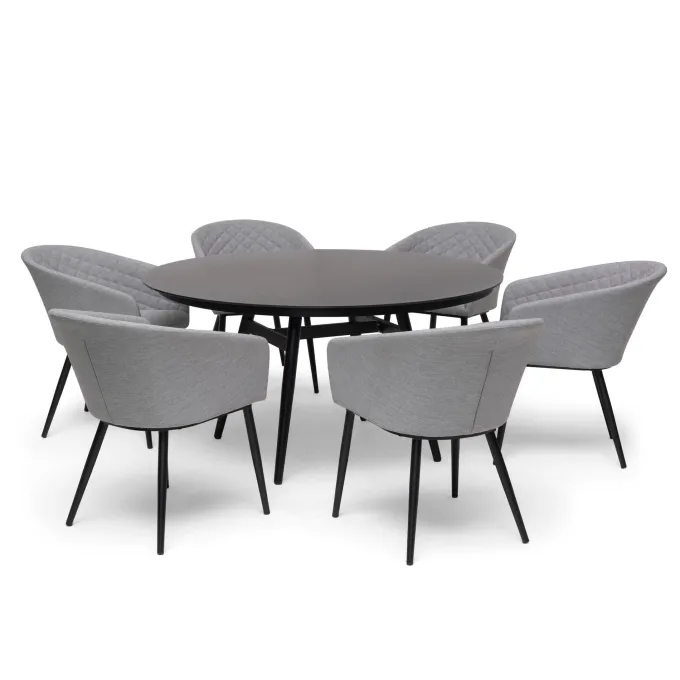 Oxhult Utebord Ø145 cm Svart