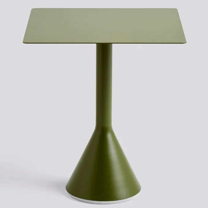 Palissade Cone Bord 65 X 65 Cm, Olivgrön