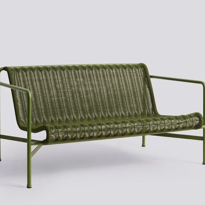 Palissade Cord Loungesoffa Olivgrön