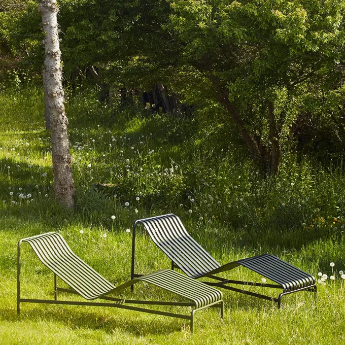 Palissade Schäslong Himmelsgrå