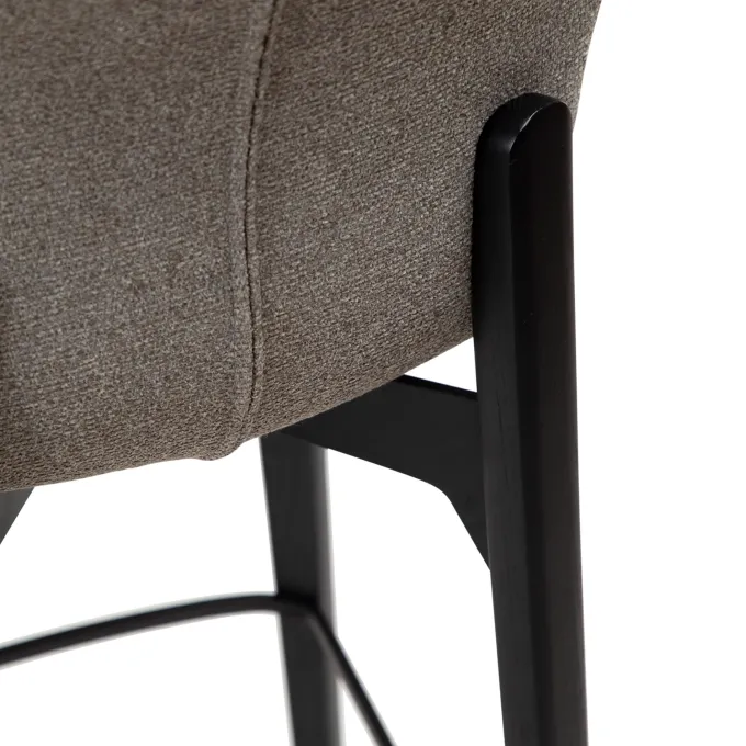 Paragon Barstol Pebble Earth Bouclé, Black 75 cm