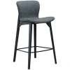 Paragon Barstol Pebble Grey Bouclé, Black 68 cm