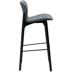 Paragon Barstol Pebble Grey Bouclé, Black 75 cm