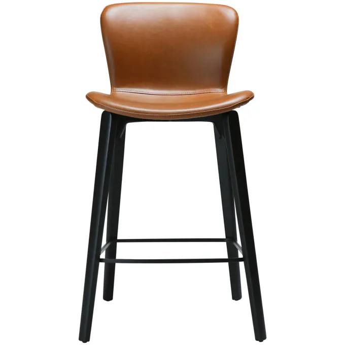 Paragon Barstol Vintage Light Brown Art.Leather, Black 68 cm