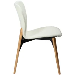 Paragon Stol Bone White bouclé, Oak
