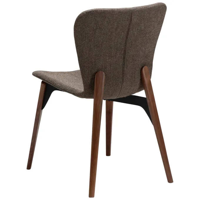 Paragon Stol Major Brown Bouclé, Walnut