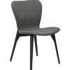 Paragon Stol Pebble Grey Bouclé, Black Ash