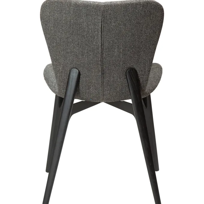 Paragon Stol Pebble Grey Bouclé, Black Ash