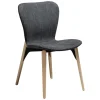 Paragon Stol Raven Black bouclé, Light Oak