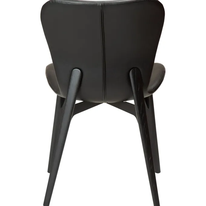 Paragon Stol Vintage Black Art.Leather, Black Ash