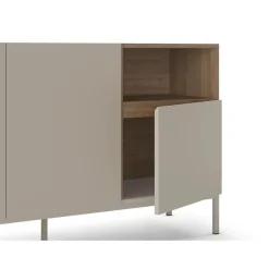 Paramaribo 140 (140 x 80 x 41,8 cm) Konsolbord Sandsten naturlig ek