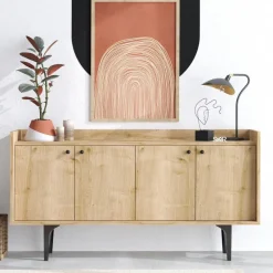 Paramaribo (150 x 80 x 40 cm) Konsol Sapphire Oak