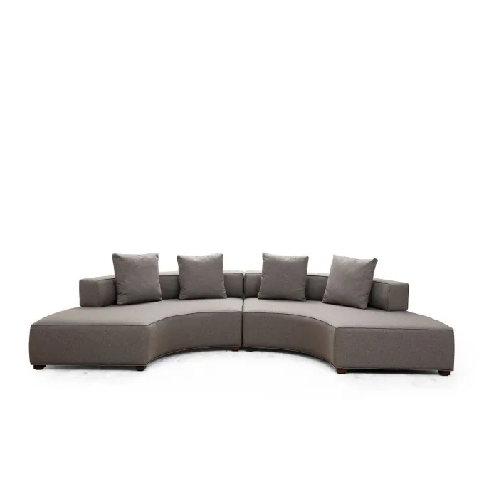 Paramaribo U-form (360-105 x 70 cm) Grå Hörnsoffa