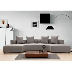 Paramaribo U-form (360-105 x 70 cm) Grå Hörnsoffa