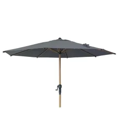 Parasoll 300 cm Mörkgrå