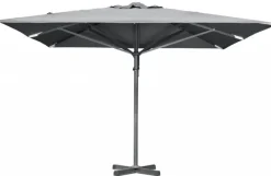 Paris Parasoll Metall 4x4m Antracit/Grå