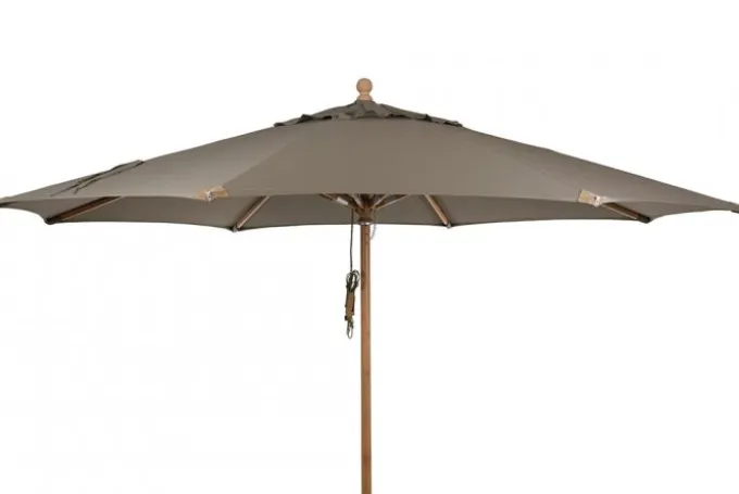 Parma Träparasoll Ø 3,5 m Trä/Taupe