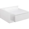 Passy Sängbord 40x32 cm Vit