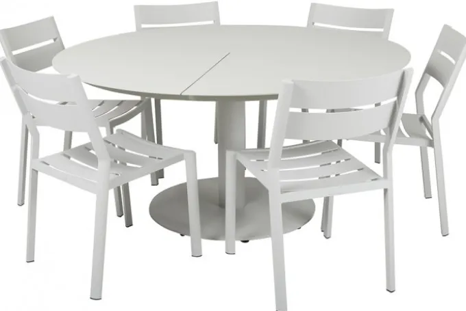 Peace Matbord Rund 150 cm Light Grey