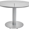 Peace Utebord Rund 110 cm Light Grey