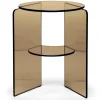 Pepe Soffbord Glas 40cm Bronze