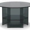 Pepe Soffbord Glas 70cm Smoke