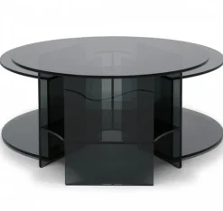 Pepe Soffbord Glas 70cm Smoke