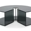 Pepe Soffbord Glas 90cm Smoke