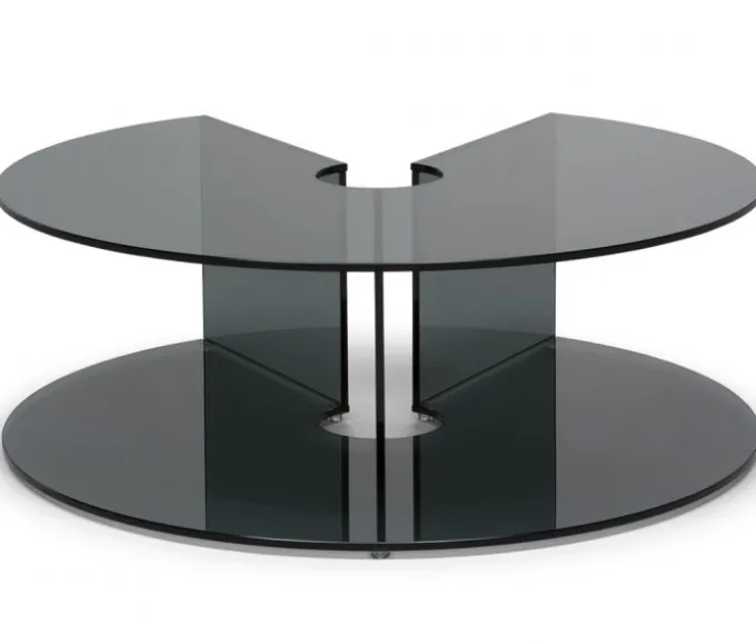Pepe Soffbord Glas 90cm Smoke