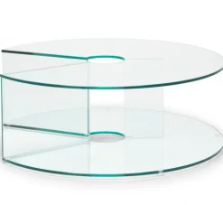 Pepe Soffbord Glas 90cm Transparent