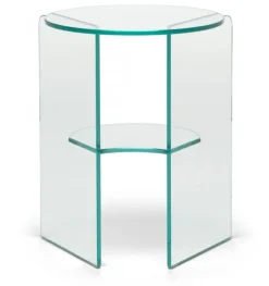 Pepe Soffbord Glas 40cm Transparent