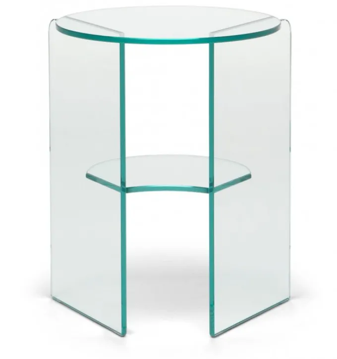 Pepe Soffbord Glas 40cm Transparent