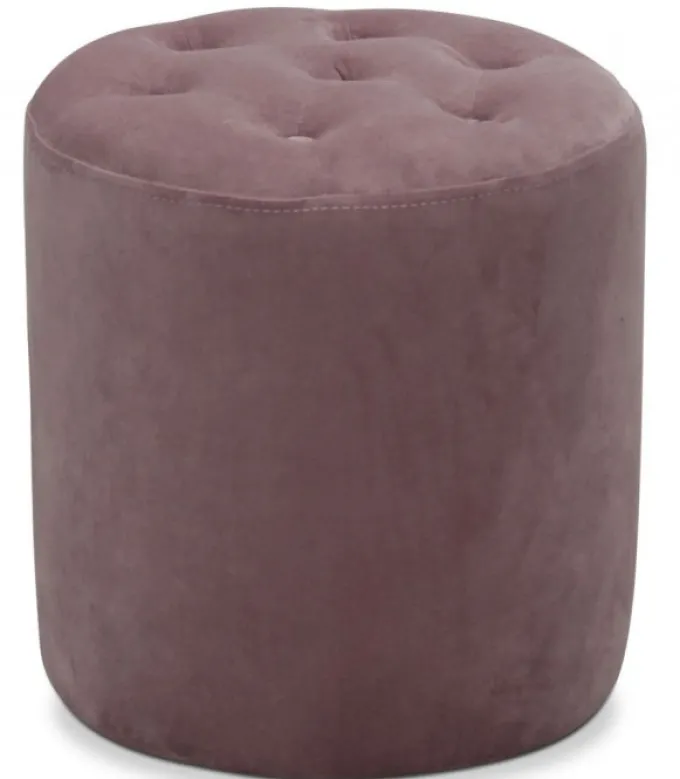 Pisa Sittpuff Rosa Sammet