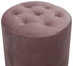 Pisa Sittpuff Rosa Sammet