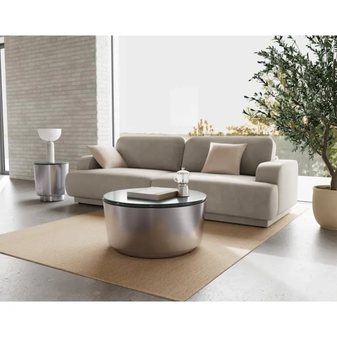 Plaza Sidobord 45 cm Grå