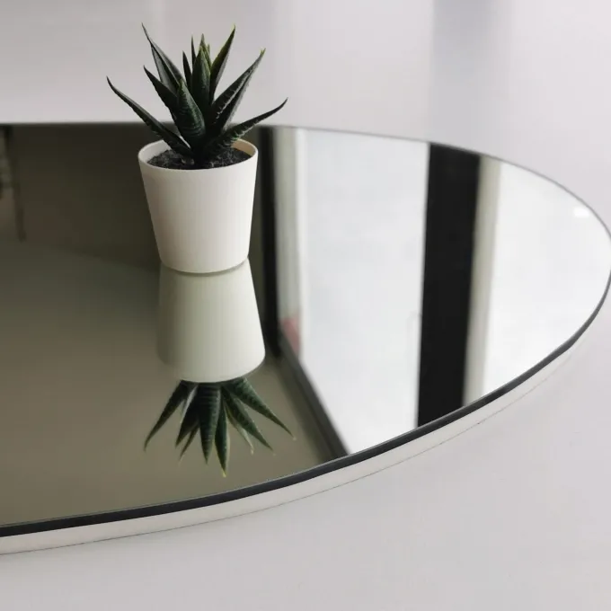 Porto Ayna 90x60 cm (90 x 60 x 1,2 cm) Vit Spegel