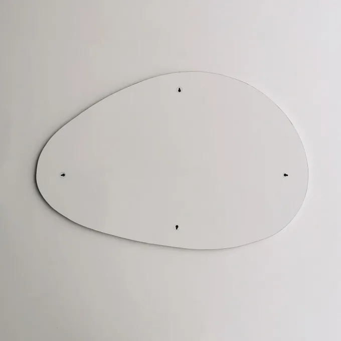Porto Spegel 76x50 cm (76 x 50 x 2,2 cm) Vit Spegel