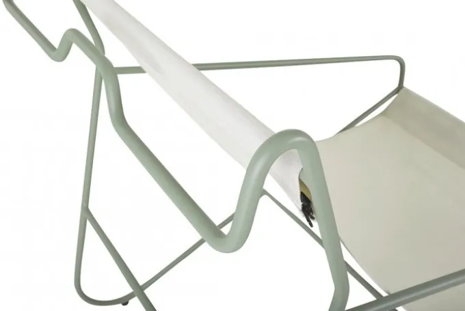 Poul Loungefåtölj Dusty Green