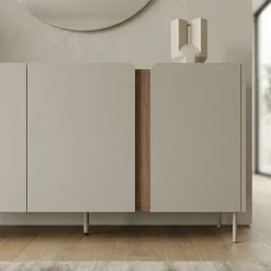 Prague (150 x 82,9 x 40,5 cm) Konsolbord Sandsten naturlig ek