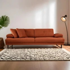 Quito (239 x 99 x 83 cm) 3-sits bäddsoffa Orange