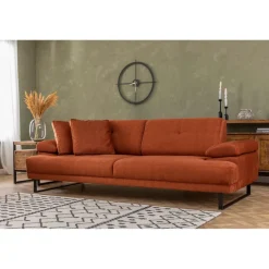 Quito (239 x 99 x 83 cm) 3-sits bäddsoffa Orange