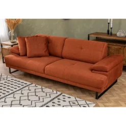 Quito (239 x 99 x 83 cm) 3-sits bäddsoffa Orange