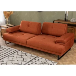 Quito (239 x 99 x 83 cm) 3-sits bäddsoffa Orange