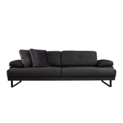 Quito (239 x 99 x 83 cm) 3-sits bäddsoffa Antracit
